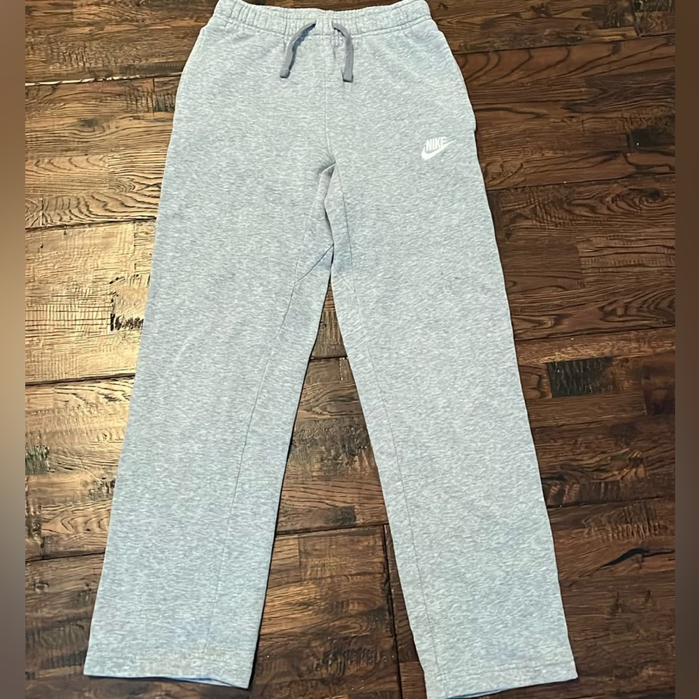 Grey Nike sweatpants